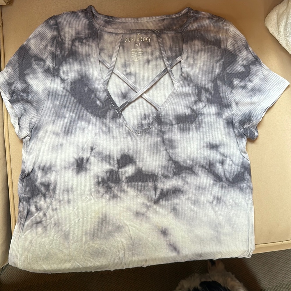 American Eagle Outfitters short sleeve size XS tie dye